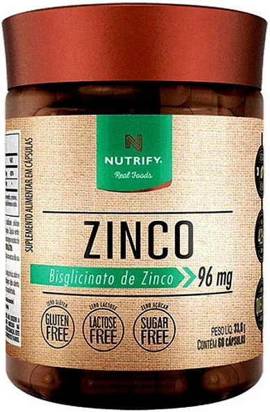 NUTRIFY ZINCO QUELATO BISGLICINATO 60 CAP