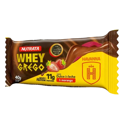 NUTRATA GREGO BAR HAVANNA DOCE DE LEITE MORANGO