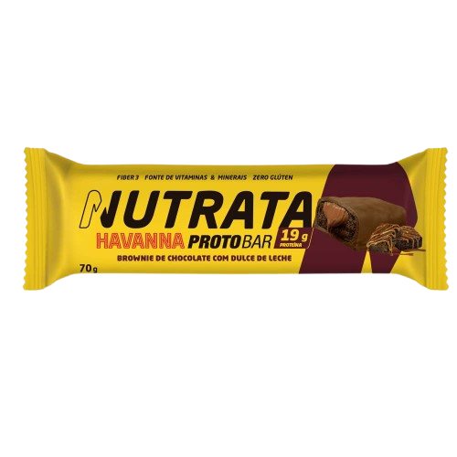 NUTRATA PROTOBAR HAVANNA 70G BROWNIE CHOCOLATE DOCE LEITE
