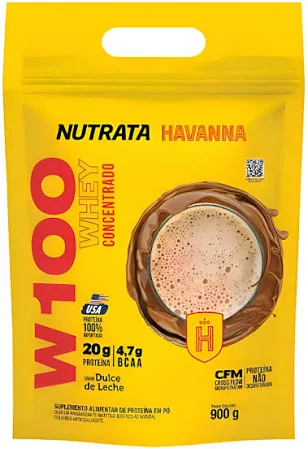 NUTRATA W100 HAVANNA REFIL 900G DOCE DE LEITE