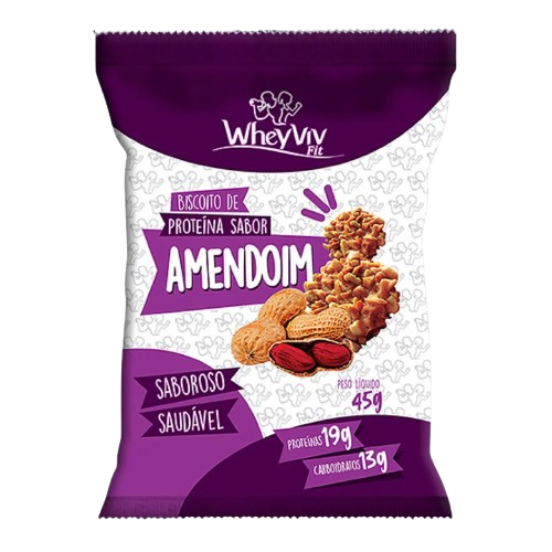 WHEYVIV BISCOITO UNI AMENDOIM
